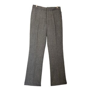 LAUREN Ralph Lauren Gray Tweed Wool Dress Pants - Classic Tailored Fit - Women 8